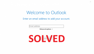 SOLVED: Something went wrong and Outlook couldn’t set up your account. Please try again.