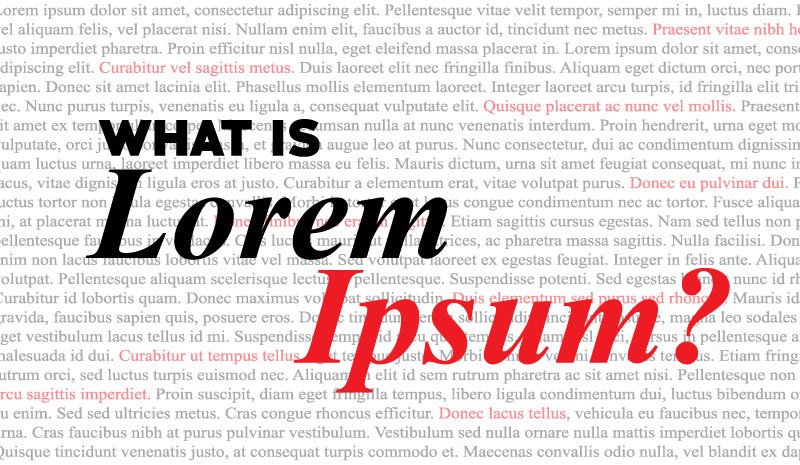 What is Lorem ipsum?