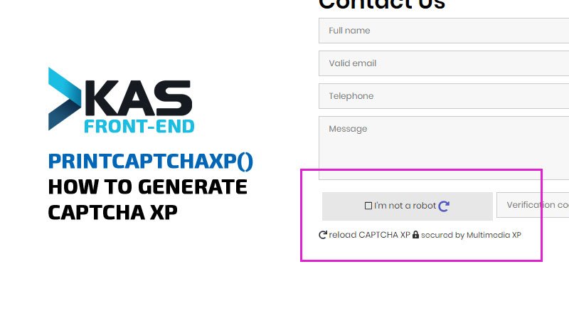 Captcha XP with printCaptchaXP() Captcha XP with printCaptchaXP()