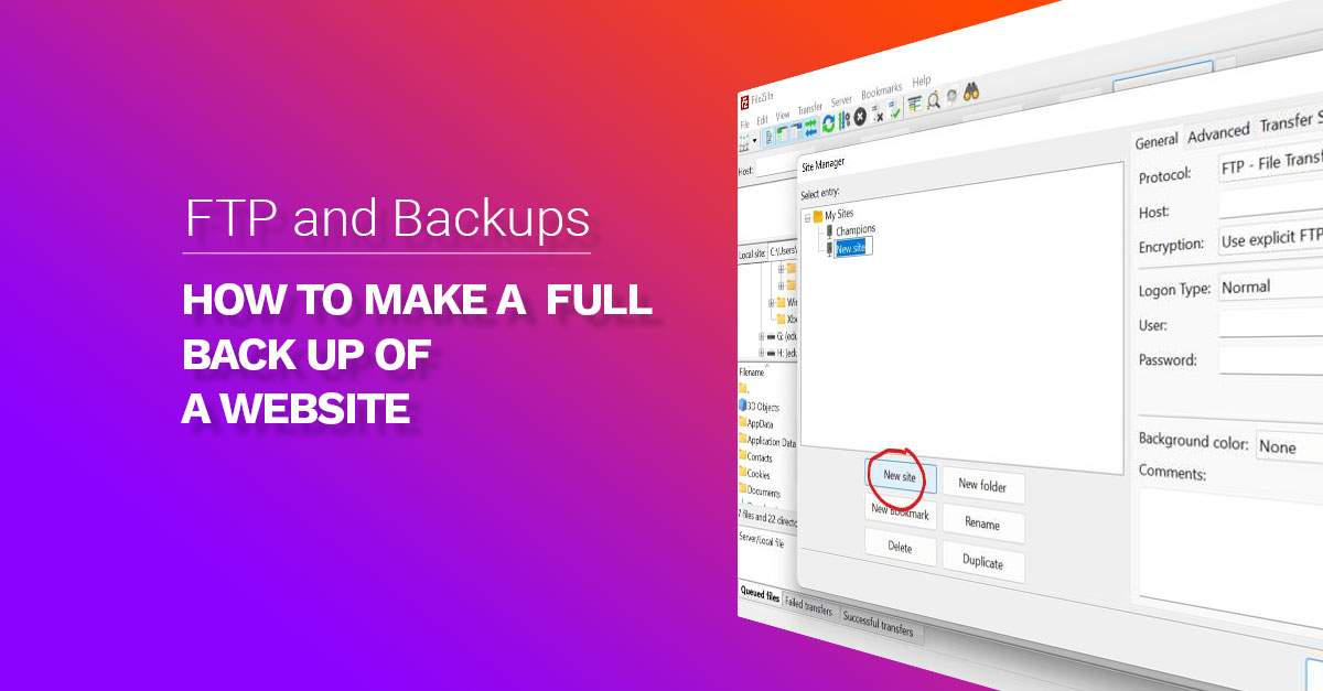 How to Back Up a Website How to Back Up a Website