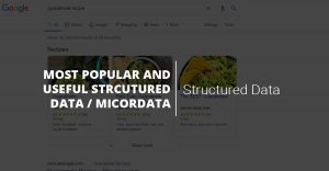 Most popular and useful Structured Data, Microdata, Schema for a website