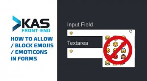 How to allow / block Emojis / Emoticons in HTML forms How to allow / block Emojis / Emoticons in HTML forms