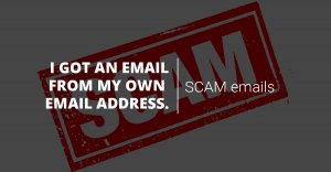 Hacked: I got an email from my own email address, scam or real?