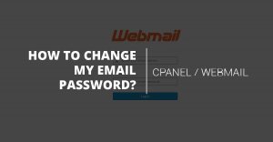 How to change my email password on webmail?