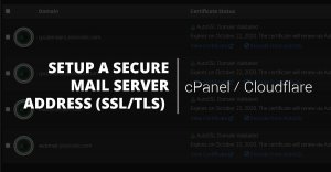 How to generate a secure mail server addess with SSL /TLS using cPanel and Cloudflare How to generate a secure mail server addess with SSL /TLS using cPanel and Cloudflare