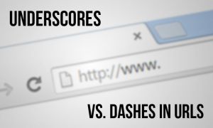 Underscores vs. dashes in URLs for SEO